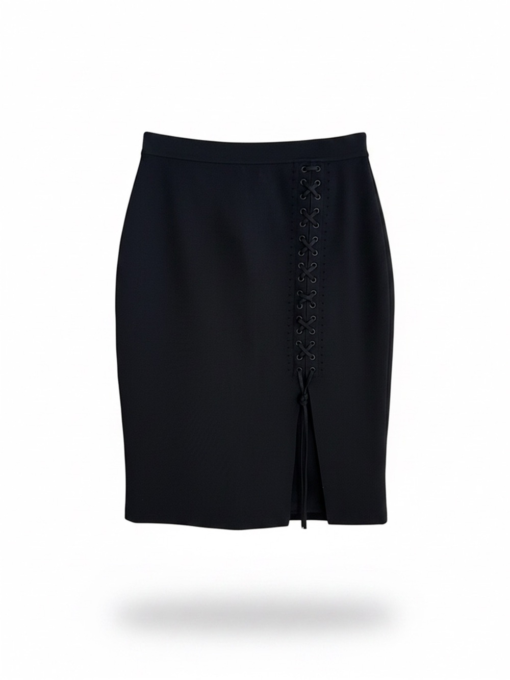 Alexander Wang Black Lace-Up Bandage Skirt - Size S